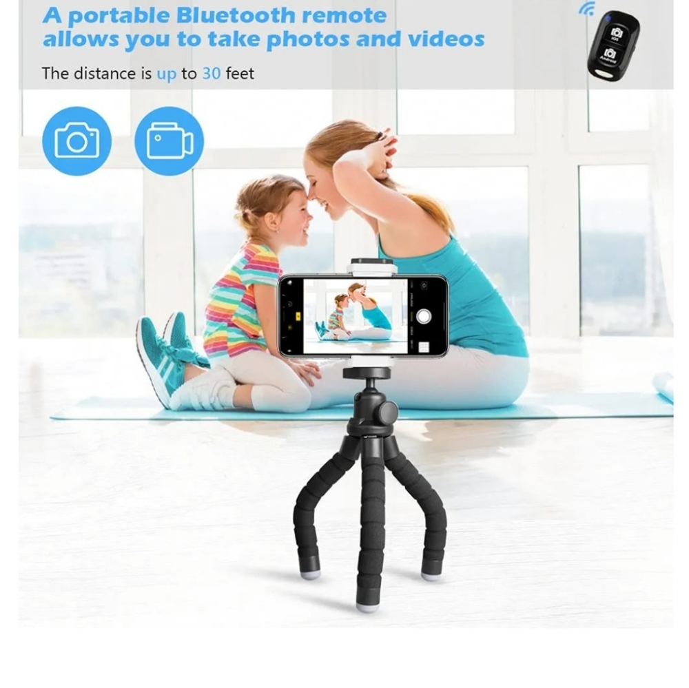 Portable Phone Tripod with Remote!❤️